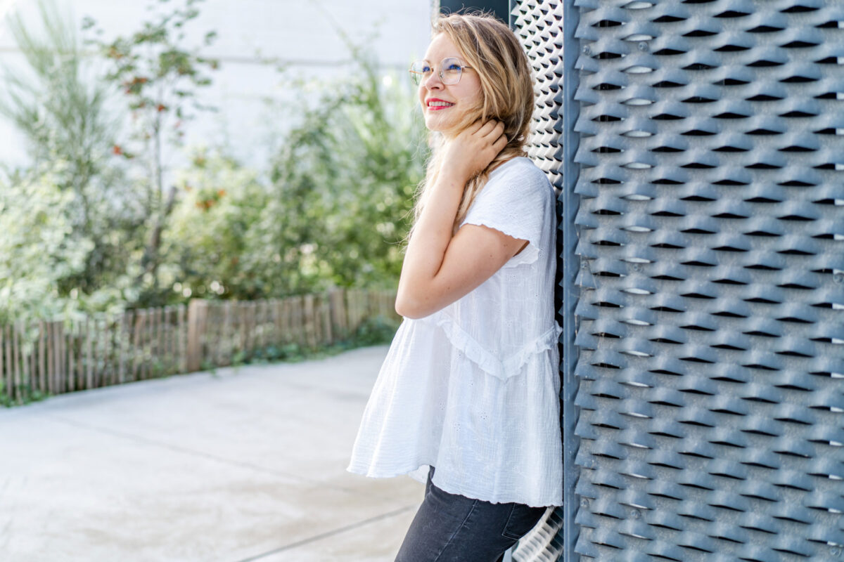 blouse virevolte atelier scammit manches courtes