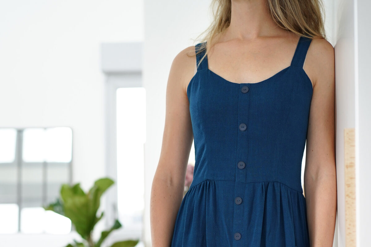 robe colette fibre mood lin viscose