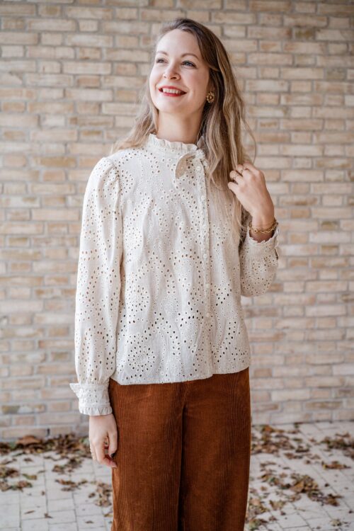 Patron PDF chemisier femme avec col classique à coudre