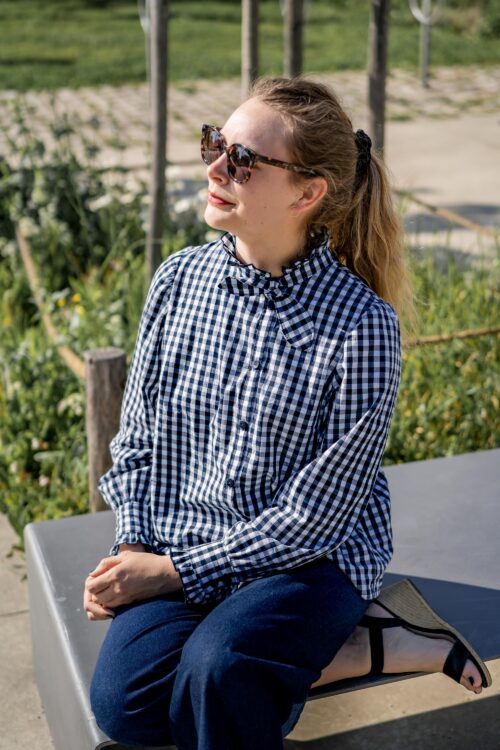 Patron PDF chemisier femme couture moderne et raffiné