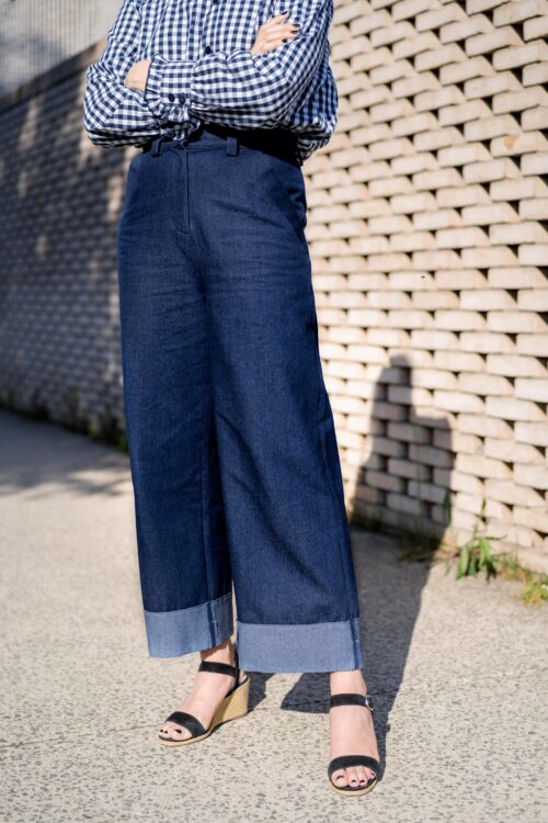 Patron PDF couture pantalon femme moderne et élégant