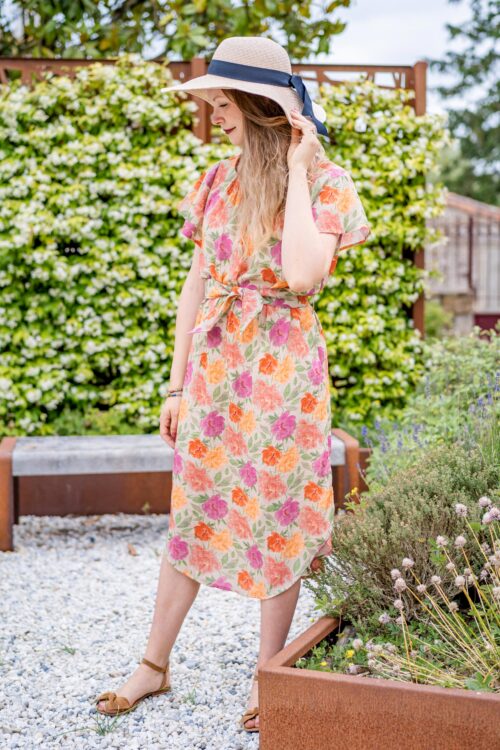 Patron PDF robe longue été femme style bohème chic