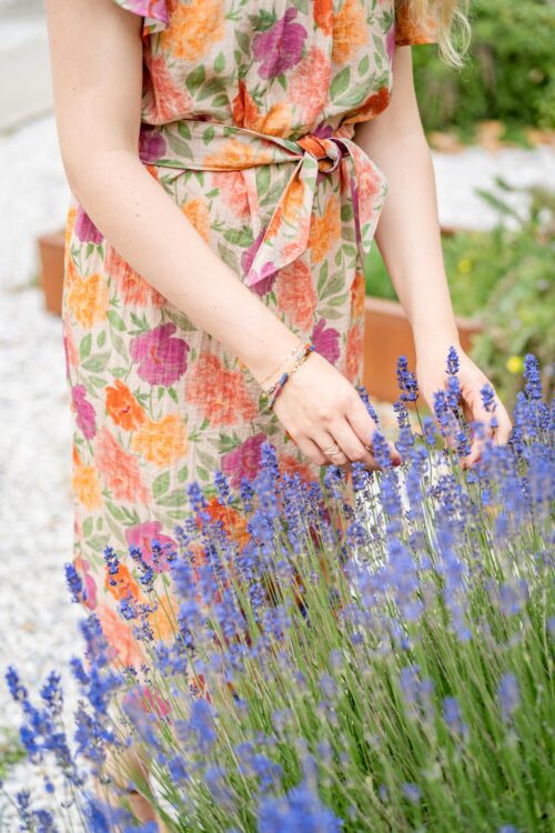 Robe longue d’été patron couture pochette