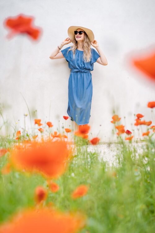 Robe longue d’été pour couturières débutantes, patron PDF