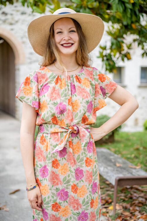 Patron couture robe longue été PDF pour couturières créatives