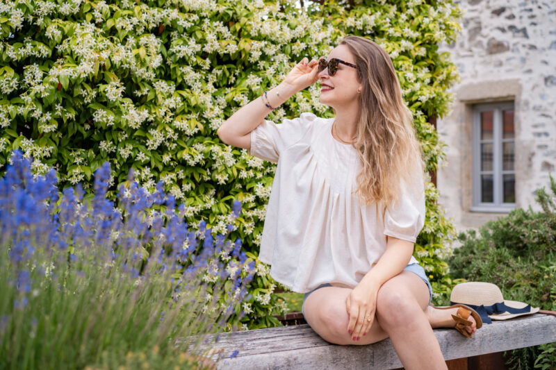 coulisses de la création de la blouse ROSÉA Atelier Brizane