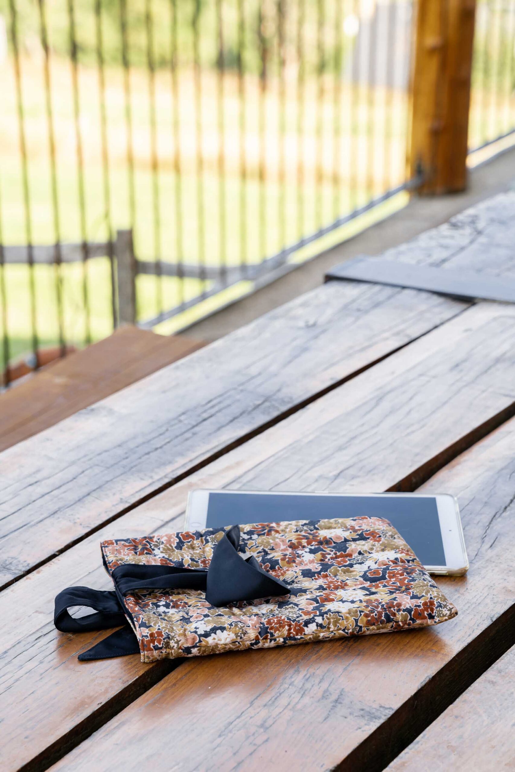 Accessoire couture gratuit patron PDF pochette pour ordinateur