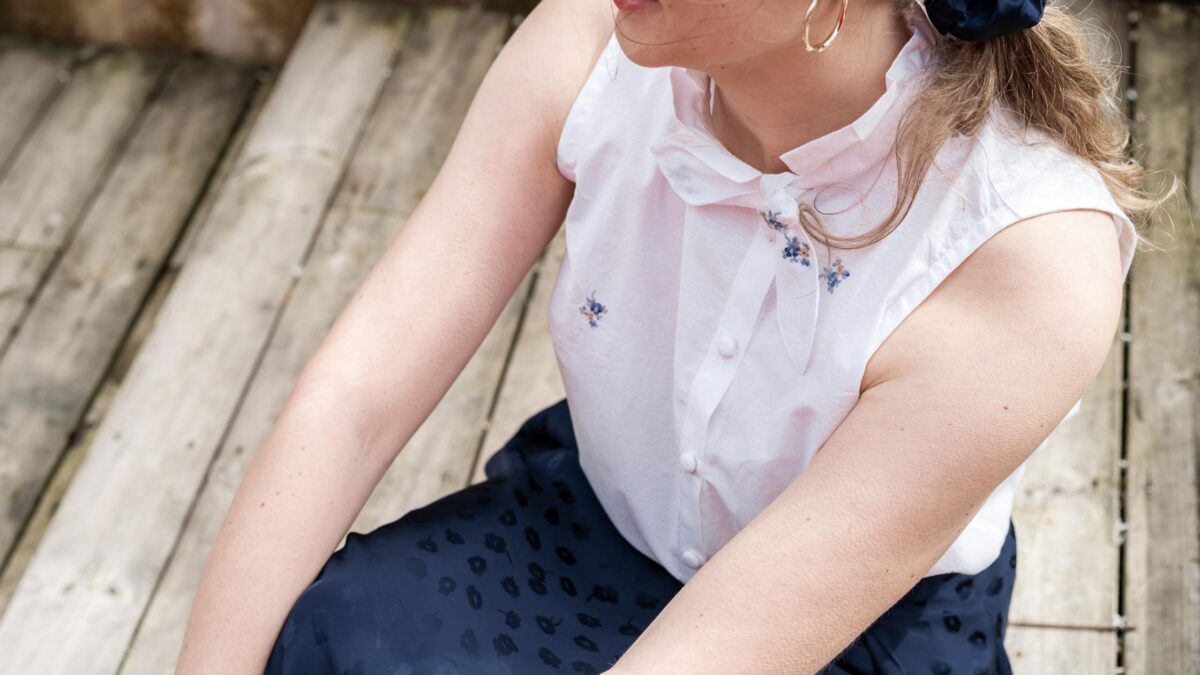 patron de couture chemise énoé atelier brizane hacké en version chemise sans manche